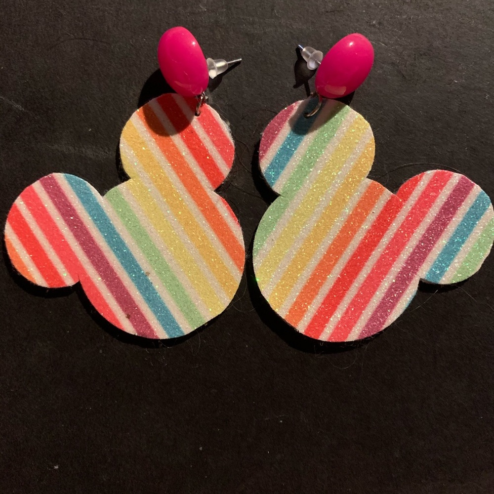 Mickey rainbow earrings